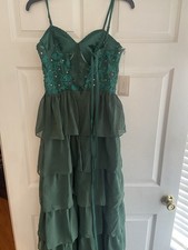 Chiffon Tiered Prom Dress Size 4