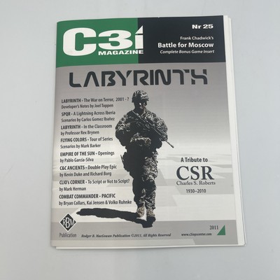 GMT C3i Mag #25 w/Battle for Moscow - Operation Typhoon, 1941 Mag EX