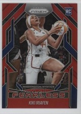 2025 Panini Prizm WNBA Fearless Red Prizm 13/99 Kiki Iriafen #8 Rookie RC rw6
