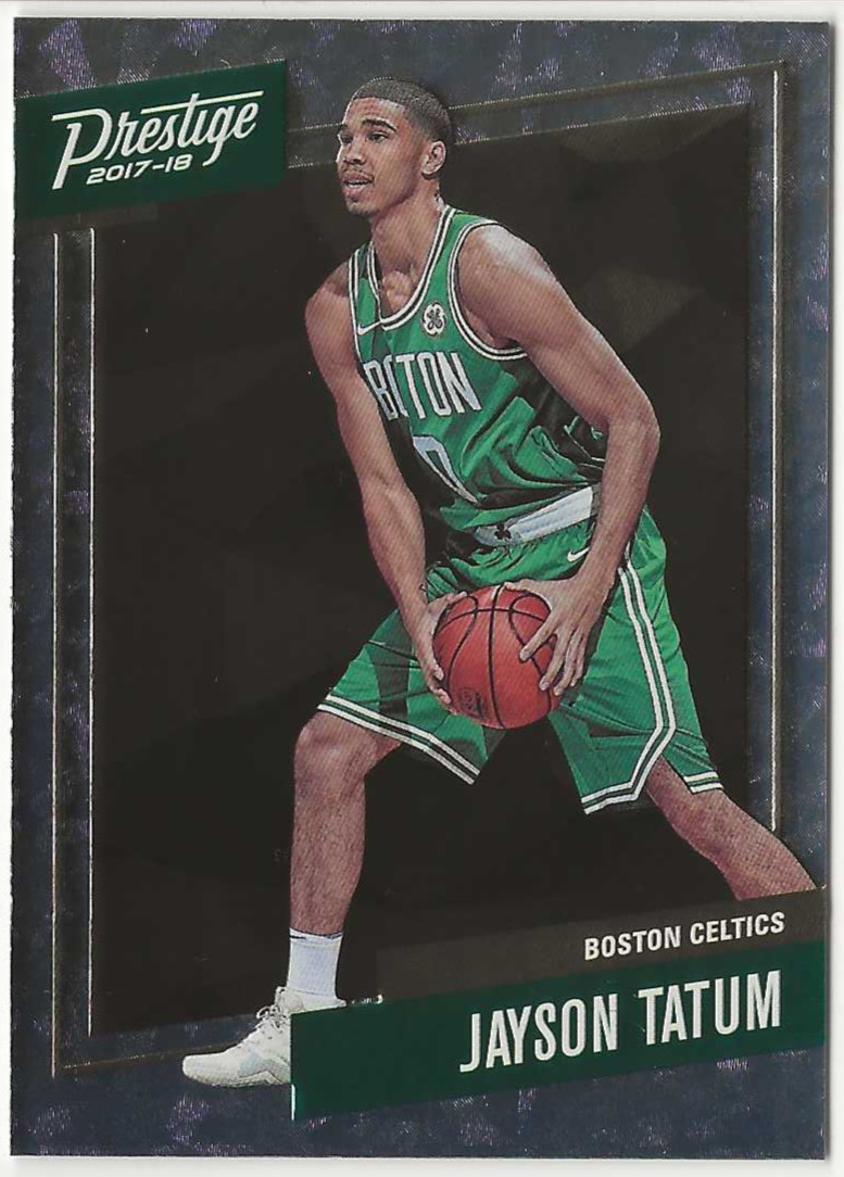 2017-18 Prestige Jayson Tatum Rookie Card Micro Etch Rookies (RC) #3🔥