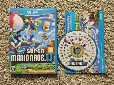 MINT DISC New Super Mario Bros. U Nintendo Wii U 2012 NTSC-J Japanese CIB Japan
