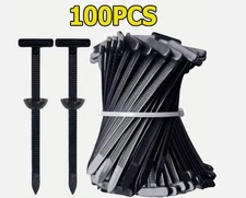 100 PCS Nylon Universal Cable Tie Buckle，Heavy Duty Self-Locking Zip Ties Holder