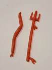 TMNT weapons lot 1988 orange spear lot Playmates Toys vintage