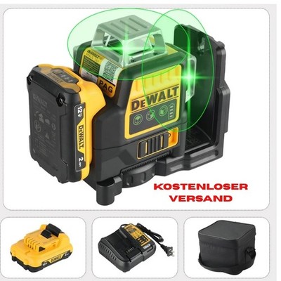 Dewalt dw089lg seiten 360 grad vertikal 12vlithium batterie 12 linien laser