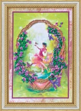 Bead Embroidery Kit "Elf" Stitching Handmade Beadwork