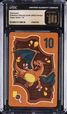 2022 POKEMON KOREAN PAPER SAFARI CHARIZARD CGC 10 PRISTINE | eBay