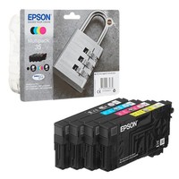 Original Druckerpatronen Epson T3586 Multipack C13T35864010 Zahlenschloss Bcmy