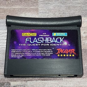 Flashback The Quest For Identity (Atari, Jaguar) Game, Manual, Box, & Tray