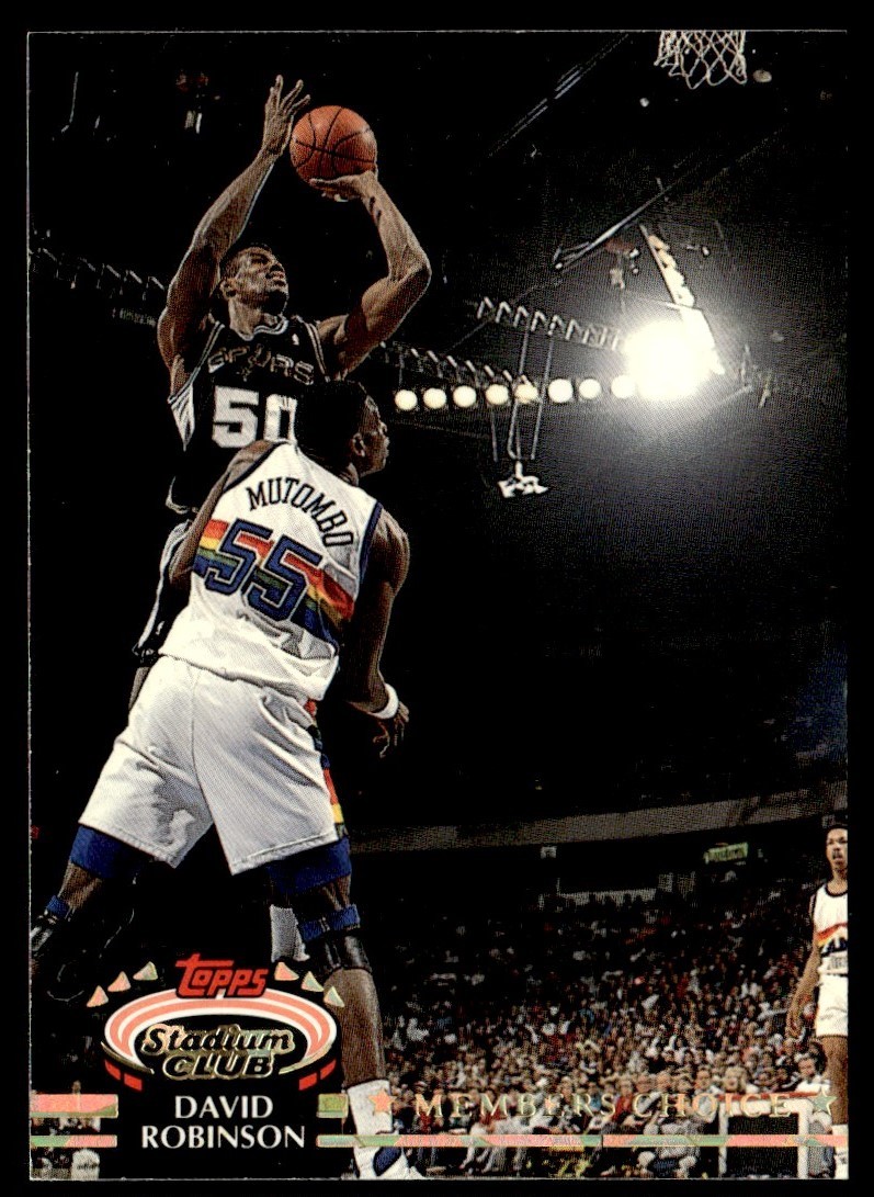1992-93 Stadium Club David Robinson San Antonio Spurs #191