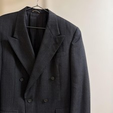 USED CHRSTRAN DIOR TAILORED STRIPED DOUBLE-BREASTED JACKET GOOD