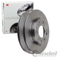 2X NK Bremsscheiben 247Mm Voll Vorne Passend FÜR CitroËN Xsara Peugeot 206 206+