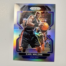 2021-22 Panini Prizm Karl Malone #259 Prizm Refractor Utah Jazz