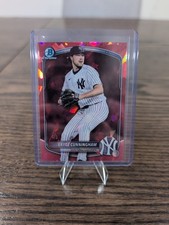 2025 Bowman Draft Sapphire Bryce Cunningham 4/5 Red New York Yankees Prospect