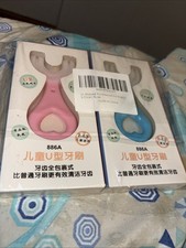 2 Pack U Shaped Kids Toothbrush Baby Teeth Cleaning Brushing Instrument Children
