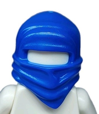 NEW LEGO  Blue Ninja Mask Hood  Ninjago Jay Blue Ninja Minifigure Headwrap part 