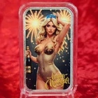 Bullion Baddies 1 oz Silver Bar w/ COA - Happy New Year Bubbly Brittney