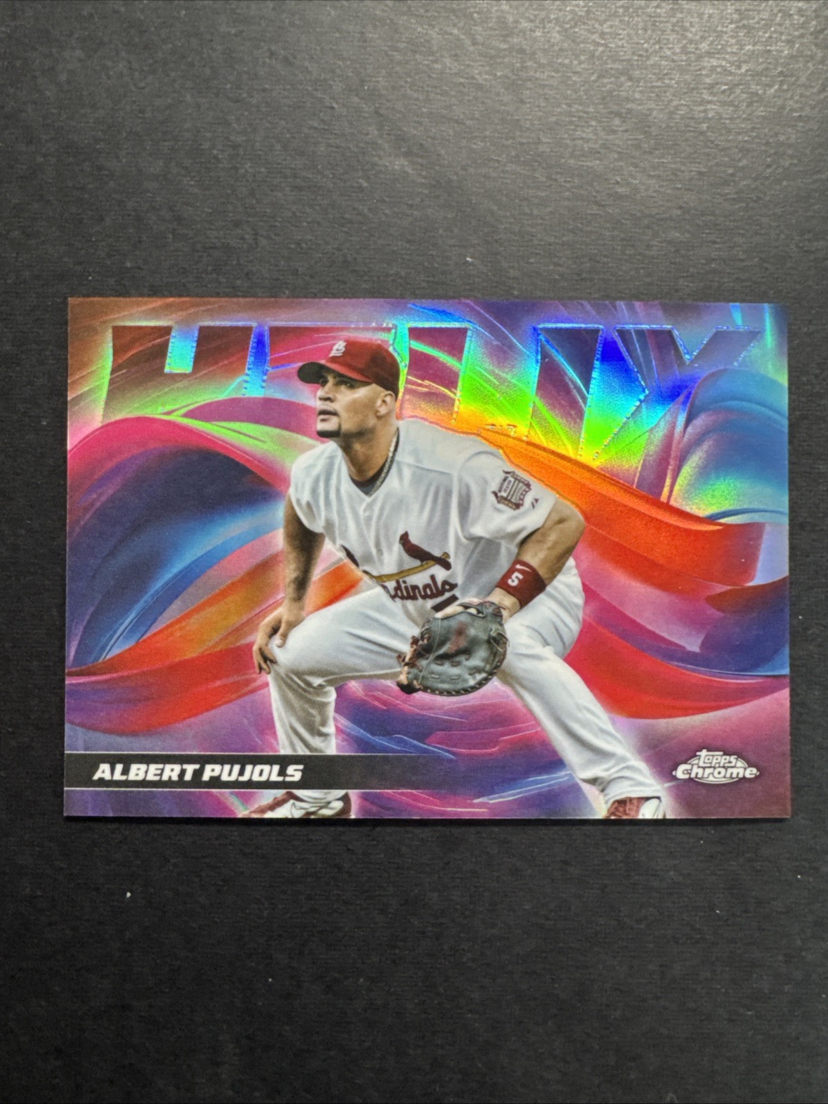 2025 Topps Chrome Update Albert Pujols - HELIX - SSP CASE HIT - Cardinals