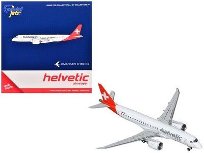 GeminiJets GJ2323 Embraer E190-E2 Commercial Aircraft ''Helvetic
