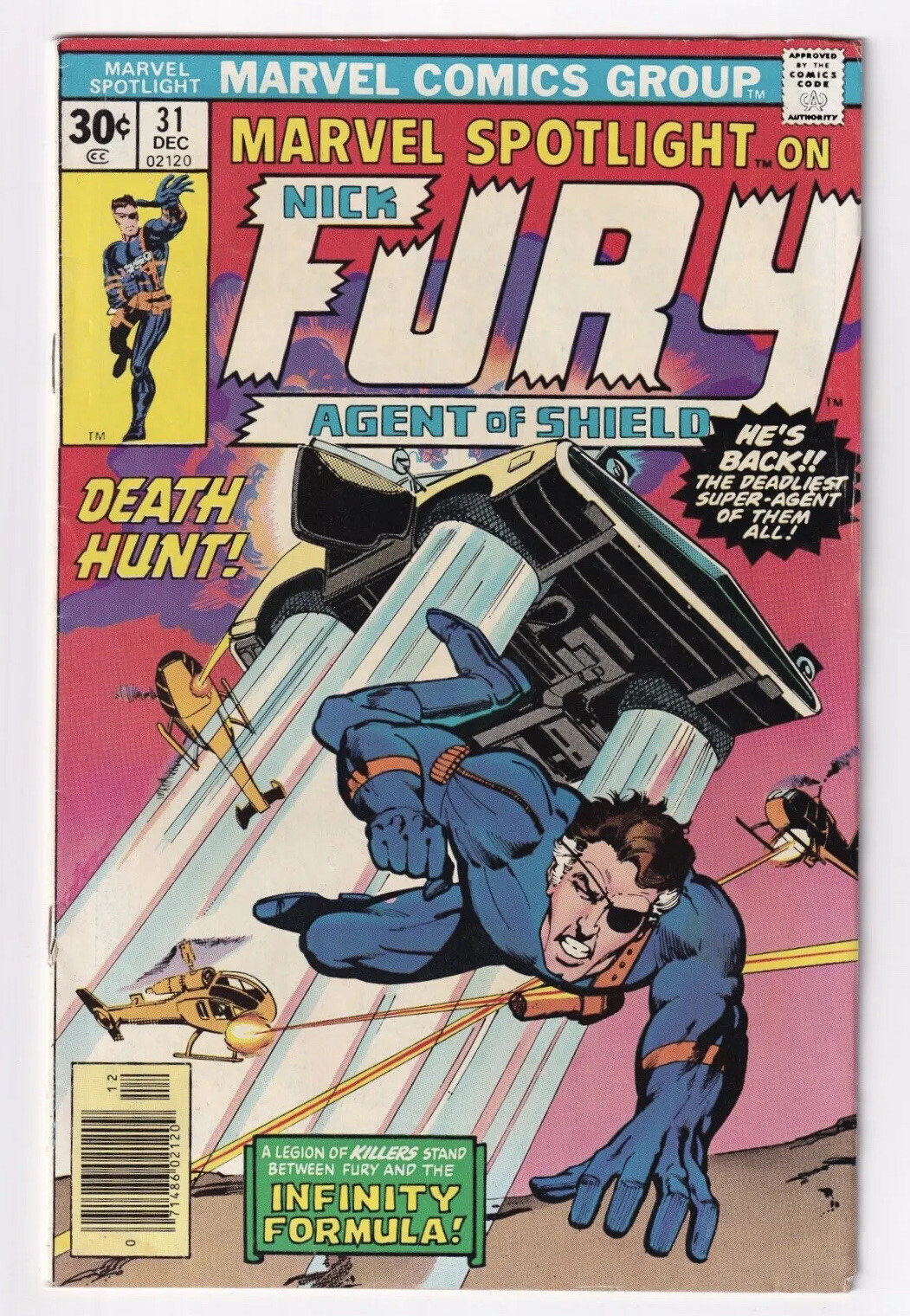 Marvel Spotlight #31 (1976, Marvel) Nick Fury, Jim Starlin