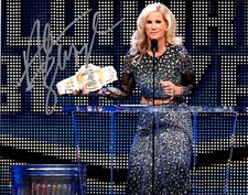 Alundra Blayze Madusa Signed 8x10 WWF Wrestling Promo Photo Wrestler WWE HOF 2