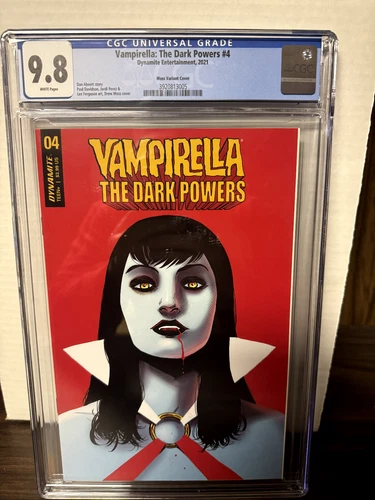 Vampirella The Dark Powers #4 Drew Moss 1:15 Variant CGC Graded 9.8