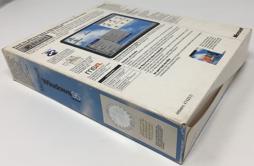 Microsoft Windows 95 Update 3,5" Betriebssystem Deutsch Big Box ✰NEU✰ - 第 8/9 張圖片