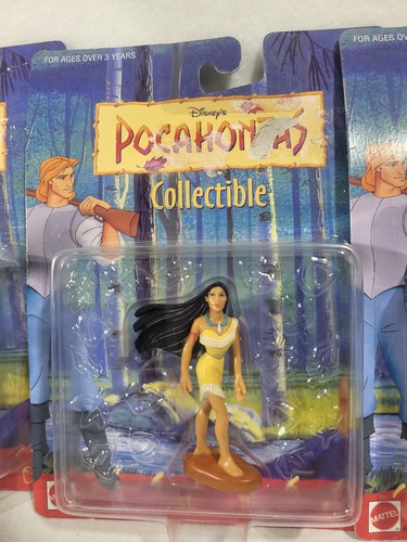 Disney Pocahontas Lot Of 4Collectible Figure Set 90’s Mattel Vintage In Box - Picture 3 of 7