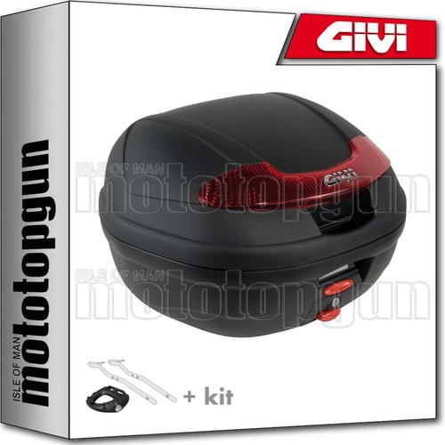 GIVI TOP CASE E340N + CARRIER?GER YAMAHA FZ1 FAZER 1000 2012 12 2013 13 2014 14