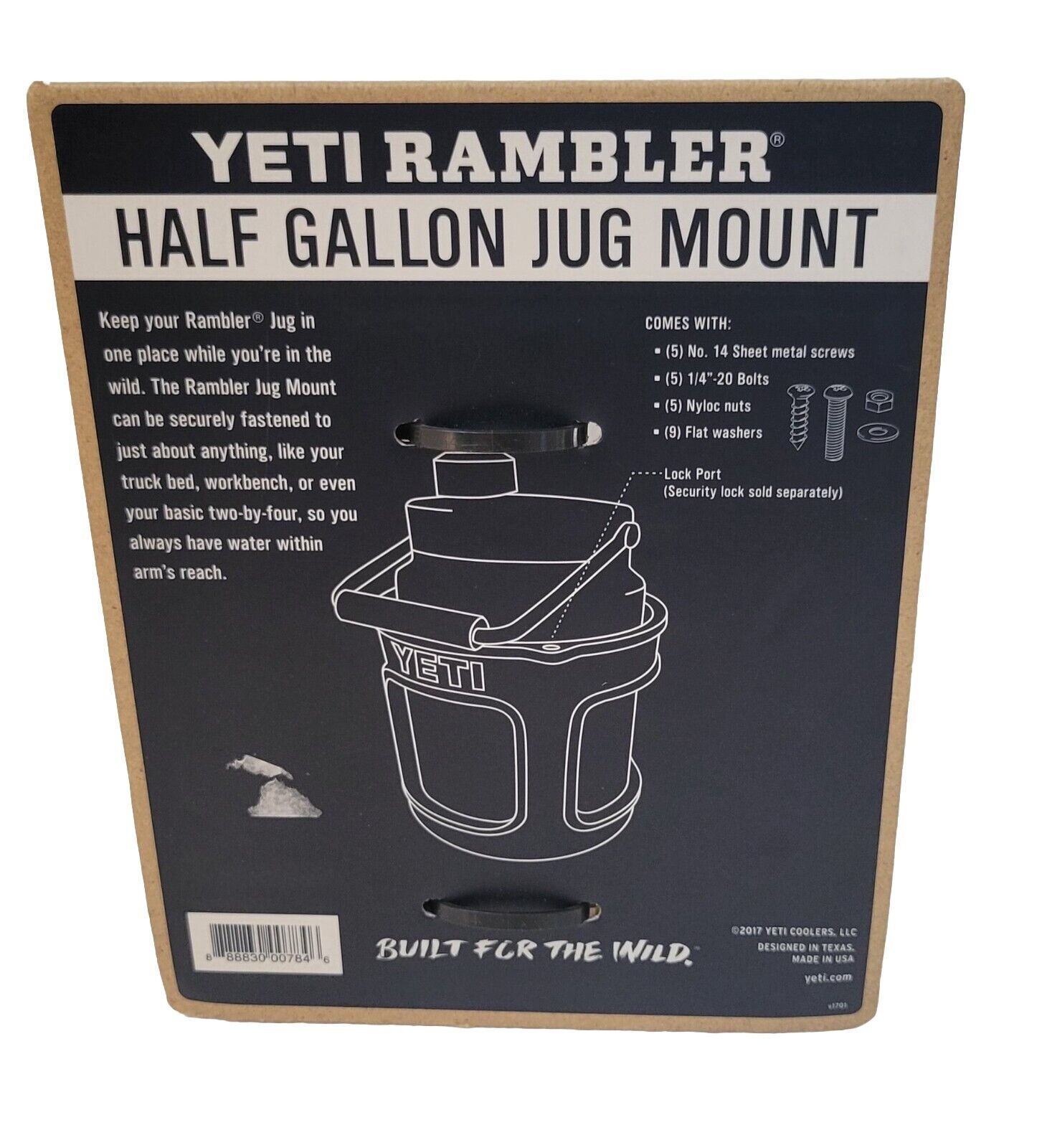 YETI Rambler Half Gallon Jug - Black