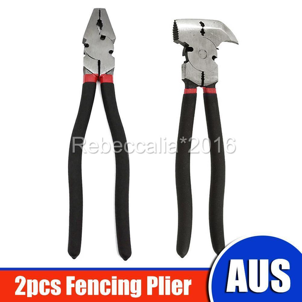 2x/set 10.5"+12" Fencing Plier Multi Purpose Tool 300mm Combination Plier