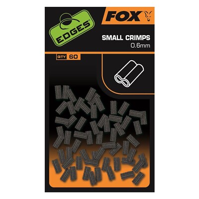 Fox Edges Crimps Klemmhülsen Quetschhülsen 60 Stück 0,60/0,70mm