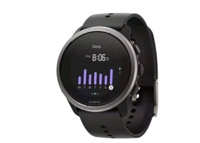 SUUNTO 5 Peak 43 mm Kunststoffgehäuse mit Sportarmband Smartwatch - Schwarz