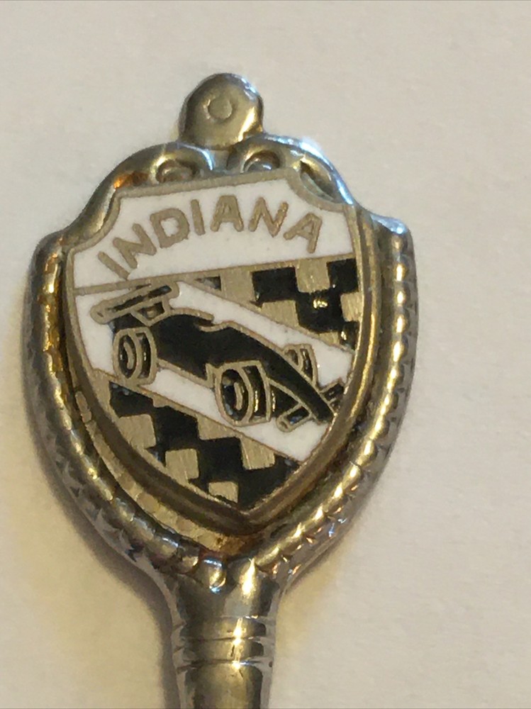Vintage Souvenir Spoon US Collectible Indiana Race Car
