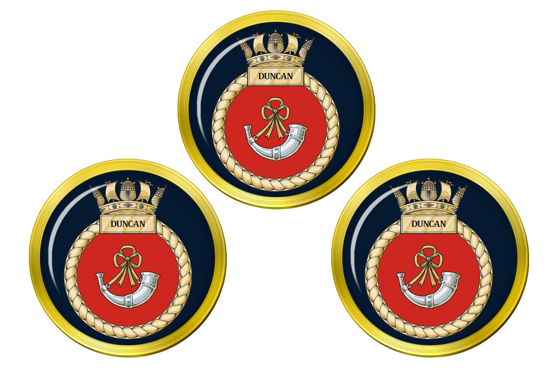 HMS Duncan, Royal Navy Golf Ball Markers