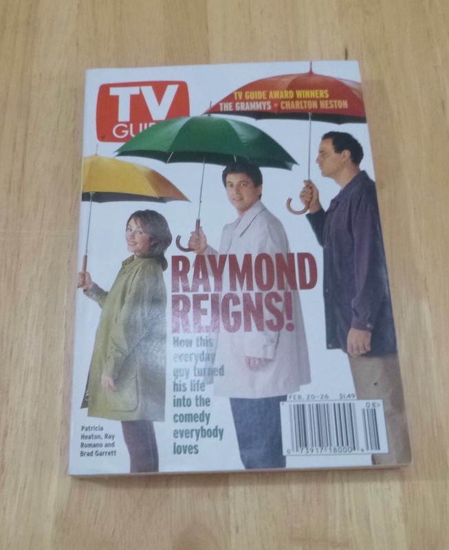 TV Guide Feb 20-26  1999 Cast of Everybody Loves Raymond  Charlotte, NC Edition