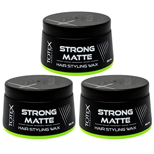TOTEX HAIR STYLING WAX STRONG MATTE LOOK GREEN 150ml FREE DELIVERY (3