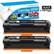 2pack XL Black Toner for Canon 054H imageClASS MF641cw MF642cdw MF644cdw LBP620
