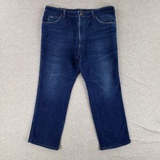 VINTAGE Lee 42x30 USA MADE Jeans Stretch Soft Denim Retro 80s 90s Faded