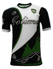 Colima Mexico Jersey  Color White and Black Arza Design 100% Polyester_