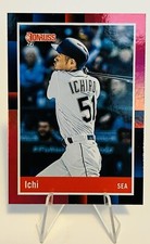 2022 Donruss #240b Ichiro Name Variation ICHI Holo Red