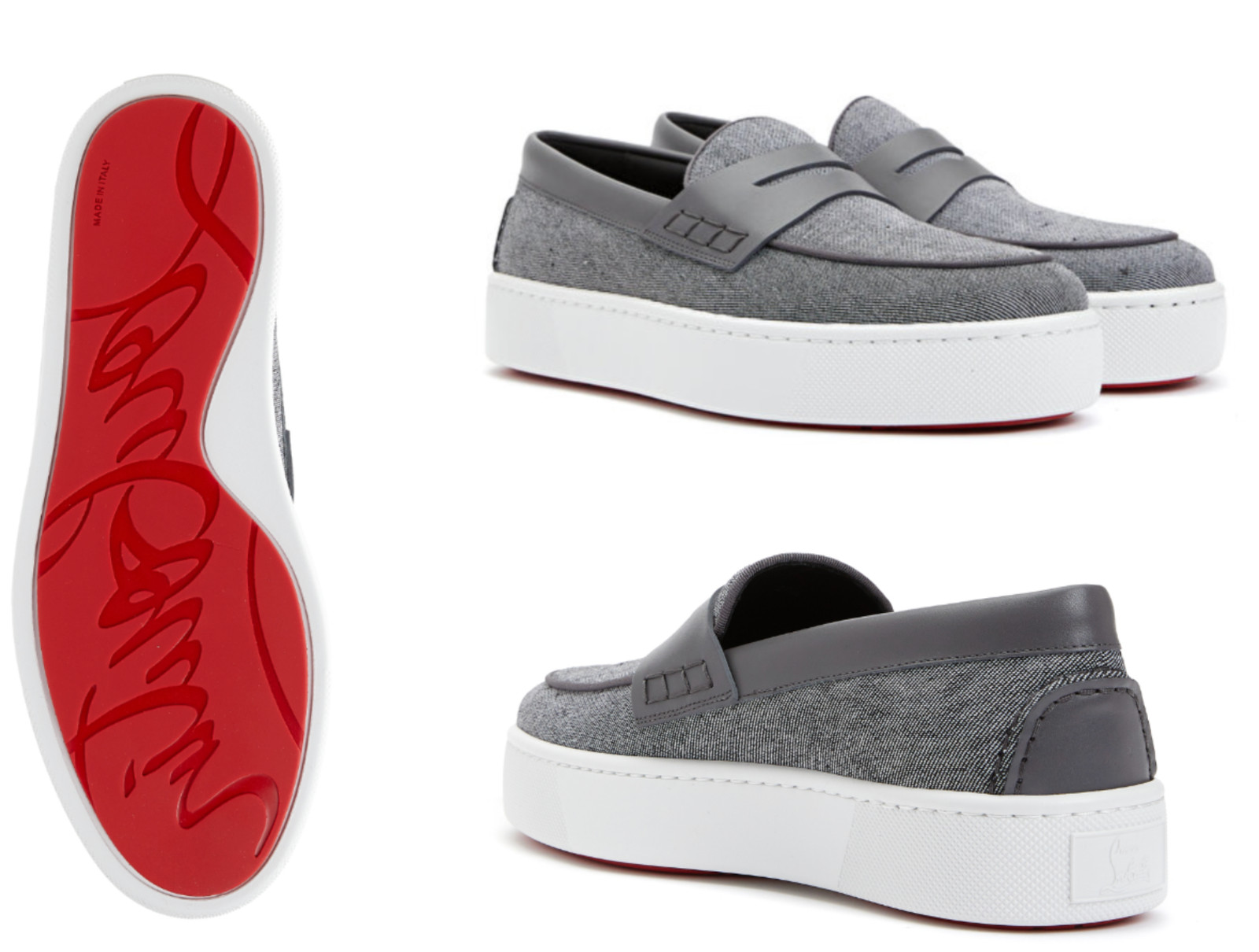 Christian Louboutin Paqueboat Loafers Slippers Sneakers Shoes 42.5