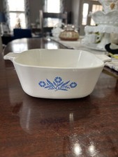 Vintage Corning Ware Blue Cornflower 1 ½ Quart Casserole Dish Blue Stamped