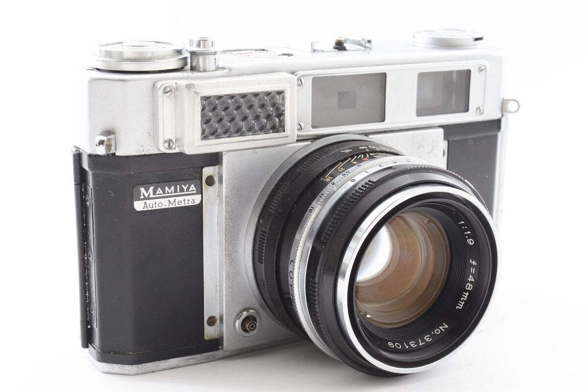 READ《 Near MINT 》 Mamiya Auto Metra 48mm f1.9 Rangefinder Film Camera From  Japan