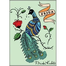 ATA-BOY PEACOCK MAGNET 2.5” X 3.5” NEW