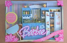 Barbie Decor Collection 2005 Blue Kitchen Playset