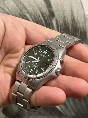 Seiko Kinetic 50M/ 5M43-0D10-free shipping | eBay