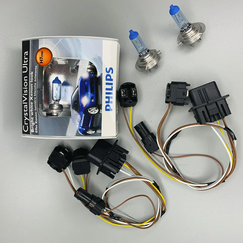 Разъем жгута проводов для лампы и фары Benz E-класса PHILIPS CrystalVision - Изображение 2 из 4