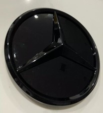 Mercedes Benz A-class Gloss Black Front Grille Star Badge Emblems New