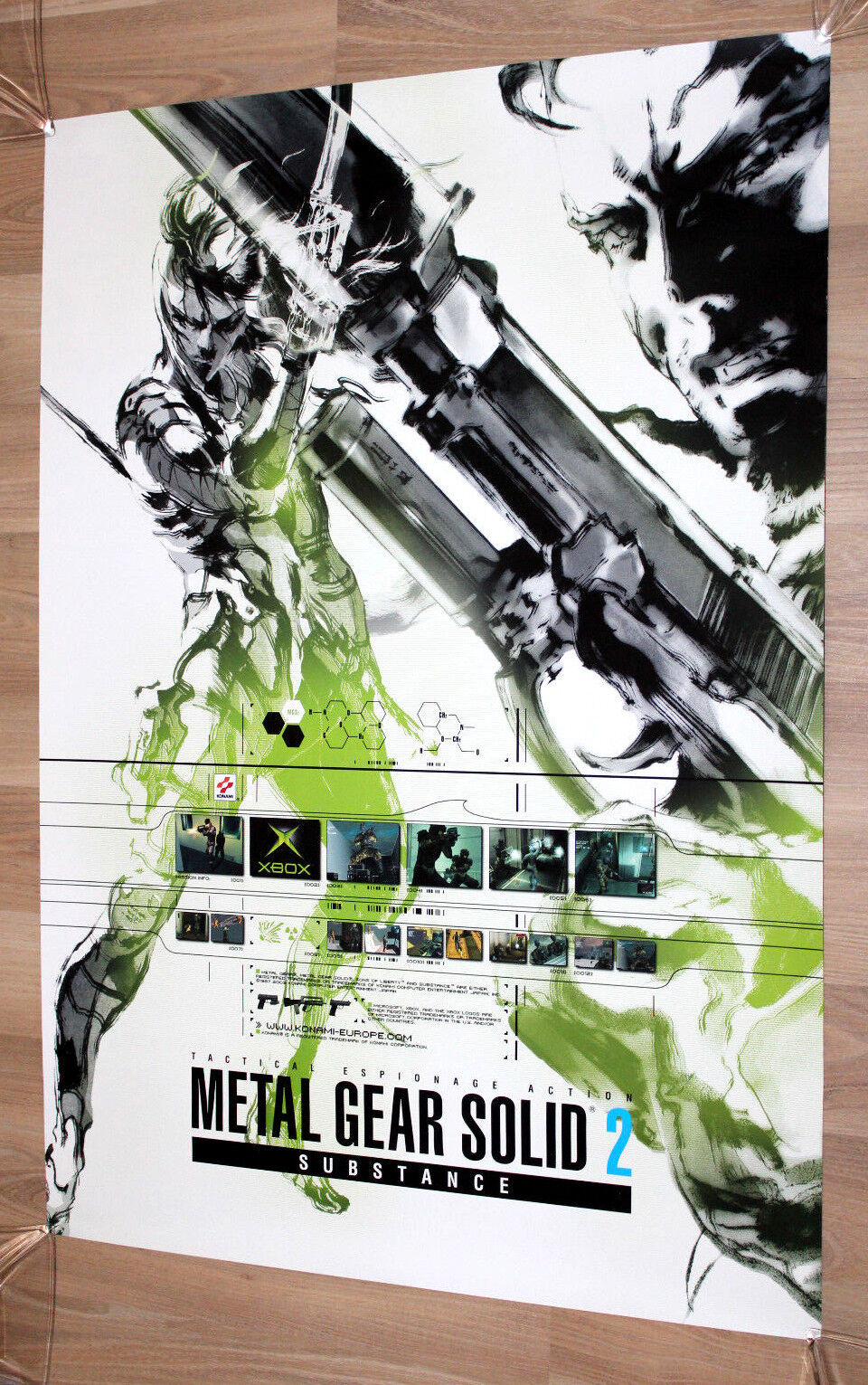 Metal Gear Solid 2 poster Postcard for Sale by PFCpatrickC