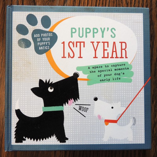 Puppy's First Year Parragon Hardcover 2014 Photo Album & Special Moments Journal - 第 1/3 張圖片